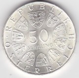 AUSTRIA 50 Schilling Austrian Broadcasting Silingi 1974