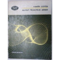 SCRIERI FILOSOFICE ALESE-VASILE CONTA 1975