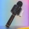 Microfon karaoke negru cu bluetooth și boxă