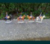 Lot 28 Soldăței Plumb Vopsiți Manual, Anii &#039;50 - Figurine Colecție