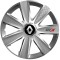 Set 4 Capace Roti GTX Gri R17, Pentru Renault