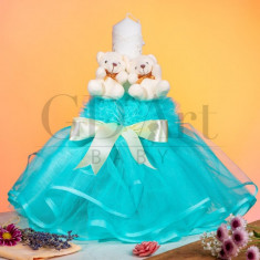 Lumanare Tulle Double Bear Turquoise BB-001 foto