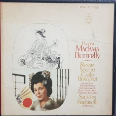 Vinil set complet 3 albume Puccini Madama Butterfly, Renata Scotto Carlo Bergonz