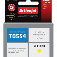 Cartus compatibil T0554 Yellow pentru Epson C13T055140, Premium Activejet, Garantie 5 ani