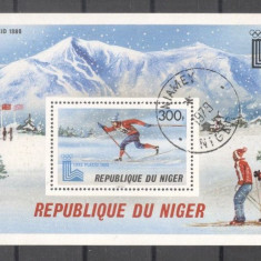 Niger 1979 Sport, Olympics, perf. sheet, used AT.056