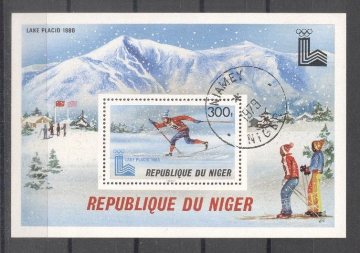 Niger 1979 Sport, Olympics, perf. sheet, used AT.056