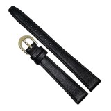 Curea de ceas din piele neaturala neagra 8mm 10mm, 12mm 13mm 14mm 16mm 18mm 22mm C2979, Time Veranda