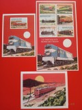GUINEA, LOCOMOTIVE - BLOC + COLIȚE MNH
