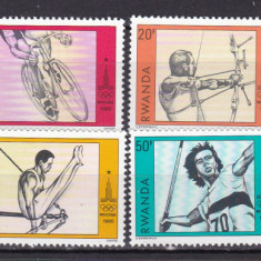 Rwanda 1980 sport olimpiada MI 1042-1049 MNH