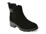 Ghete FLAVIA PASSINI negre, 371366, din piele intoarsa