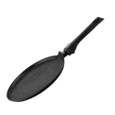 Tigaie clatite marmorata, maner detasabil 28 cm Herzog HR 3615