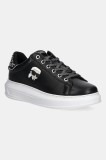 Karl Lagerfeld sneakers din piele KAPRI NFT culoarea negru, KL62529M