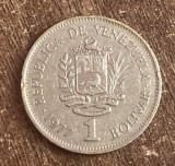 C50 - Moneda foarte veche - Venezuela - 1 bolivar - 1977