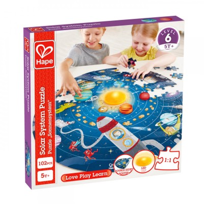 Hape puzzle sistemul solar foto