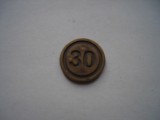 Jeton vechi loto 6/49 nr. 30