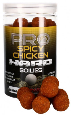 Starbaits Pro Spicy Chicken Hard Boilies 200g 24mm foto