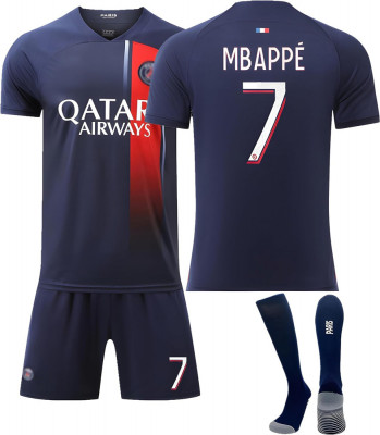 Zio Tricou de fotbal pentru copii 23/24, Mărimea tricoului de fotbal PSG pentru foto