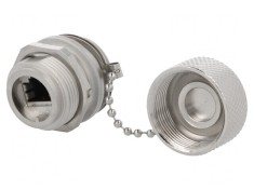 Adaptor Soclu PIN 8 Cat 6a Ecranat cu Capac Protecție