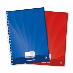 Caiet Cu Spirala, A4, 50 File - 90g/mp, Coperti Carton Lucios, Aurora Mano - Matematica foto
