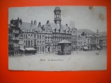HOPCT 8523 PIATA MARE MONS IN 1905-BELGIA-EUROPA-STAMPILOGRAFIE FRUMOASA-CIRCULATA