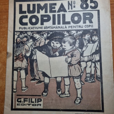 revista pentru copii - lumea copiilor - 2 septembrie 1923