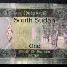 South Sudan 1 Pound ND 2011 fauna girafe UNC necirculata **