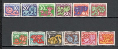 Cehoslovacia.1971/83 Porto-Ornamente XC.612 foto