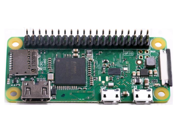 Placa de baza Raspberry Pi Zero WH, 512 mb RAM
