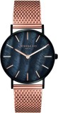 Cumpara ieftin Ceas dama analog Liebeskind Berlin, negru, 34mm, otel inoxidabil, 5ATM, rose gold - RESIGILAT