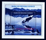 RO 1992 LP 1301 &quot;Fauna din regiunile nordice&quot; , colita 278 , MNH