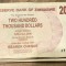 (ORIX) Zinbabwe 5 dolar dollars 2007