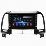 Navigatie Hyundai Santa Fe 2006-2012 AUTONAV Android GPS Dedicata, Model PRO Memorie 64GB Stocare, 4GB DDR3 RAM, Butoane Laterale Si Regulator Volum,