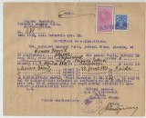 Romania, Primaria comunei, Certificat de nationalitate, Vaida, 1926