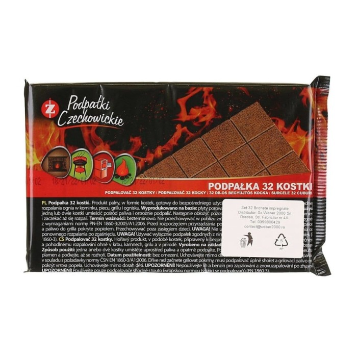 Cuburi Aprindere Grătar Weber Impregnate (32 buc)