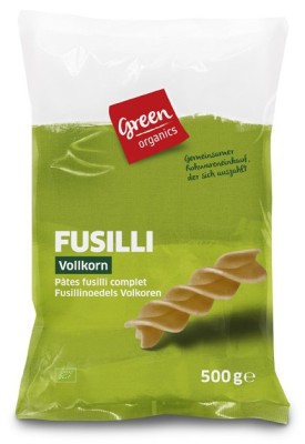 Spirale din grau dur integral eco 500g (GreenOrganics) foto