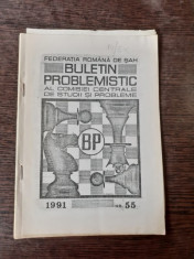 BULETIN PROBLEMISTIC AL COMISIEI CENTRALE DE STUDII SI PROBLEME NR. 55/1991 foto