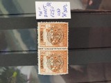 Rom&acirc;nia 1919 ocupația hungaria - cluj săcerătorii ;eroare; mnh 2 BANI &icirc;n pereche