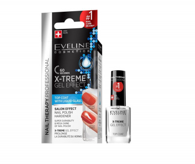 Top coat Eveline Cosmetics, X-Treme Gel Effect, 12 ml foto