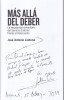 Carte Mas alla del deber - Jose Antonio Lisbona, 2015, Brosata, 476 pagini, Spaniola, 16x24cm