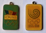 Medalion Romania Olimpiada - Seul 1988