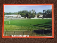 Foto-tip carte postala-fotbal - Stadionul &quot;CONSTRUCTORUL&quot; HUNEDOARA