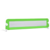 Cumpara ieftin Balustrada de protectie pat copii, verde, 180x42 cm, poliester