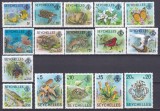 DB1 Fauna Flora Marina Pesti Reptile 1977 Seychelles 16 v. MNH, Nestampilat