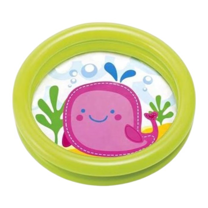Piscina gonflabila Intex, verde, 61 x 15 cm, model balena,Alx