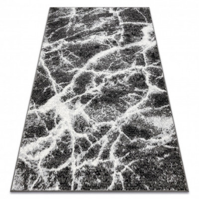 Covor BCF Morad MARMUR marmură - antracit / negru, 120x170 cm foto