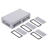 Carcasă universală RITTAL 300mm X, 500mm Y, 120mm Z, oţel cu flanşă KX