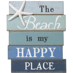 Placa decorativa de perete din lemn MDF Nikky Home, 25.2 x 2.9 x 30 cm