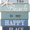 Placa decorativa de perete din lemn MDF Nikky Home, 25.2 x 2.9 x 30 cm