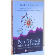 POTI FI FERICIT ORICE S-AR INTAMPLA , CINCI PRINCIPII PENTRU A-TI PASTRA PERSPECTIVA ASUPRA VIETII , 2015