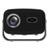 Videoproiector portabil ZYTEQ&reg; V100 Smart, 300 ANSI, Android 12, WiFi 6 Dual-Band 2.4G/5G, Bluetooth, 1080P, 4K, telecomandă, negru